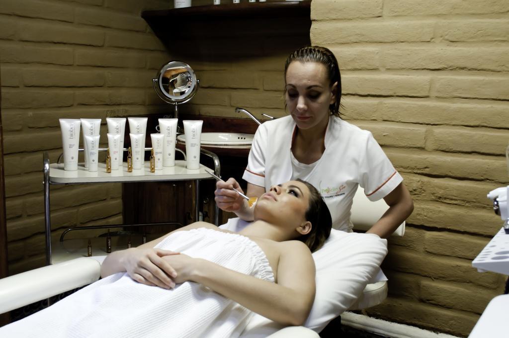 Hotel Los Olivos Spa Oaxaca Bagian luar foto